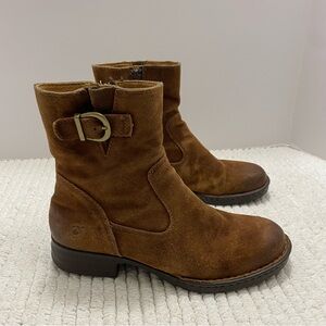 Born Leather‎ booties Size 6.5 Women’s Brown Color
